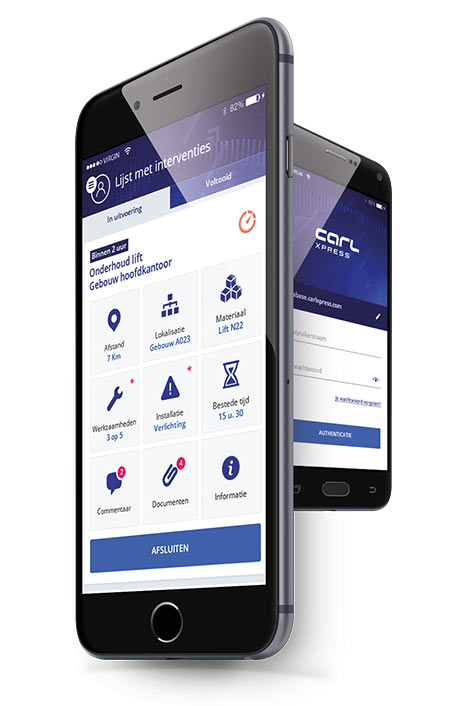 CARL Xpress: Mobiele applicatie voor interventieverslagen Express