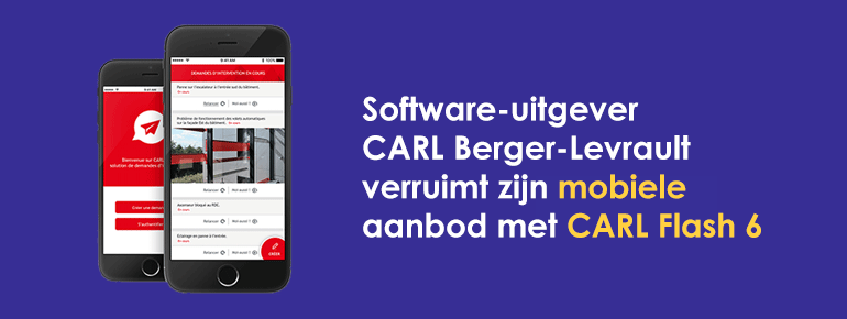 Software-uitgever CARL Berger-Levrault verruimt zijn mobiele aanbod met CARL Flash 6