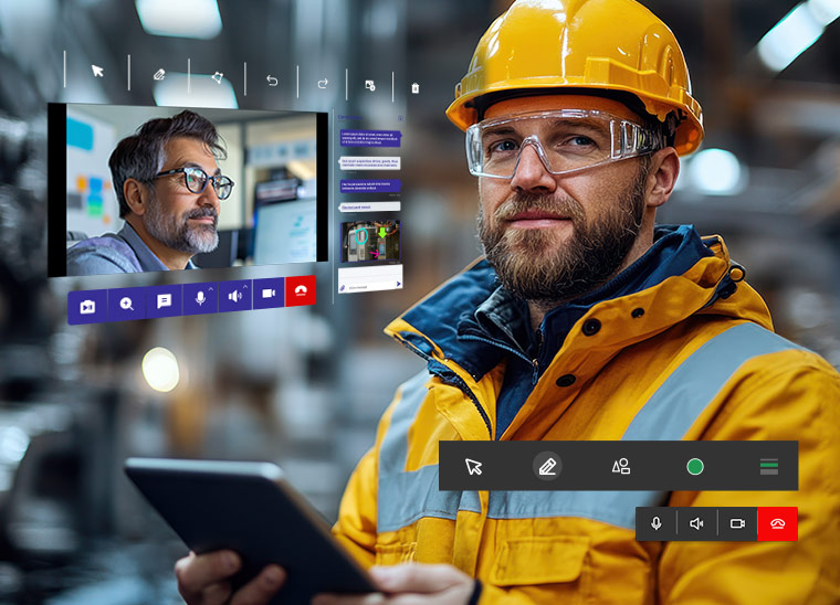 Assistentie op afstand voor CMMS | CARL Remote Assist
